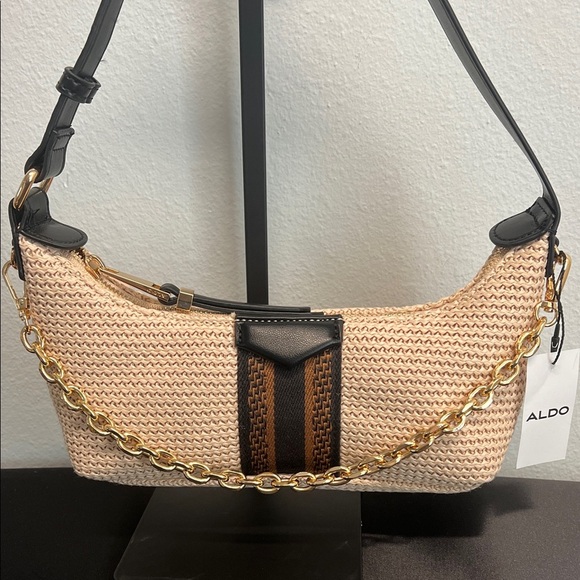 Aldo | Woven Shoulder Bag w/ Crossbody Strap - Picture 4 of 13